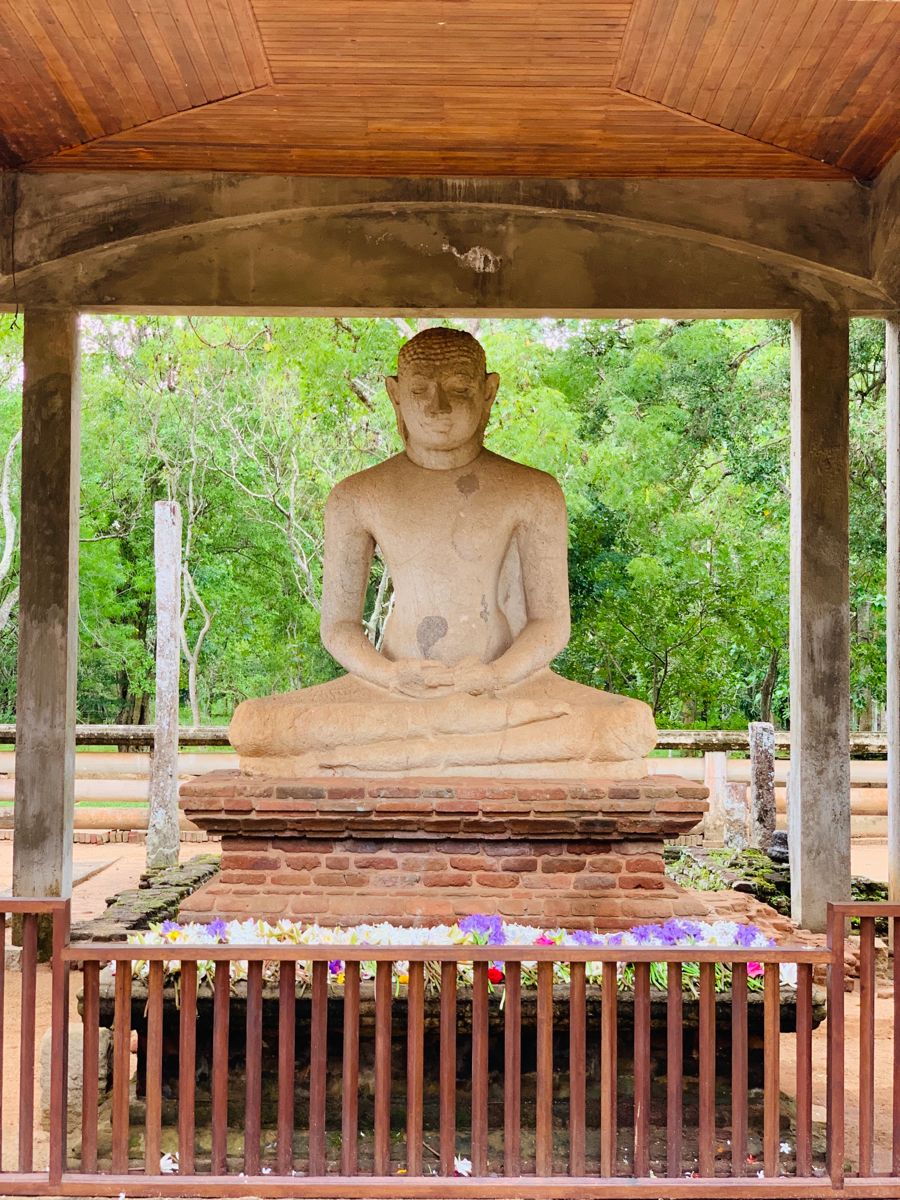 Abhayagiri Monastery Complex & Samadhi Statue